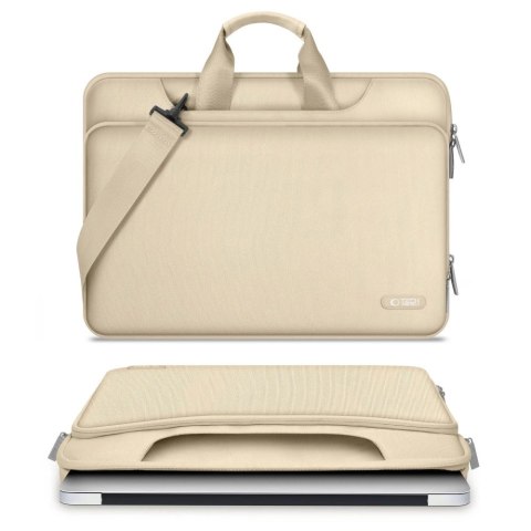 Torba na laptopa 13-14 Tech-Protect Pocket - beżowa