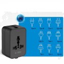 Adapter podróżny Tech-Protect TA300 Travel Adapter EU / UK / AU - czarna