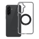 Etui na Samsung A36 Frame Circle Stand zgodne z MagSafe czarne