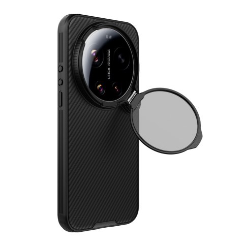 Nillkin nakładka CamShield Prop Magnetic do Xiaomi 17 Ultra czarny (Wersja z osłoną obiektywu)