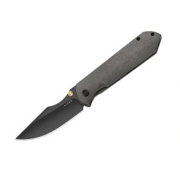 Nóż składany Kizer Harpoon Fold Gray Titanium, Matte DLC Ultra Elmax by Maverick Customs (Ki4784A3)
