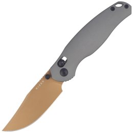 Nóż składany Kizer Phoca CC Gray Aluminum, Sunset Metal PVD AEB-L (V3780A2)