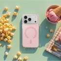 Nakładka Bubble Dots Mag do Samsung S25 Ultra różowa