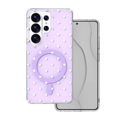 Nakładka Bubble Dots Mag do Samsung S26 Ultra fioletowa