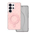 Nakładka Bubble Dots Mag do Samsung S26 Ultra różowa