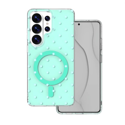 Nakładka Bubble Dots Mag do Samsung S26 Ultra zielona