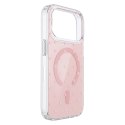 Nakładka Bubble Dots Mag do iphone 16 Pro 6,3" różowa