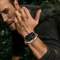 Pasek Tech-Protect IconBand Line na Apple Watch 44 / 45 / 46 / 49 mm - czarno-pomarańczowy