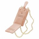 Pikowana torebka / saszetka na telefon 19*10,5*2cm, PINK / RÓŻOWY