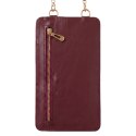 Pikowana torebka / saszetka na telefon 19*10,5*2cm, RED / CZERWONY