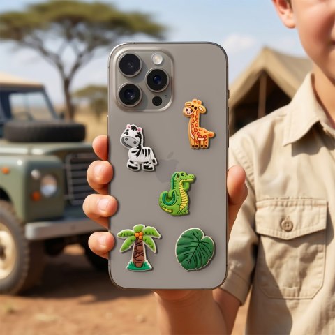 Sticker 3D Jungle zestaw 5 szt