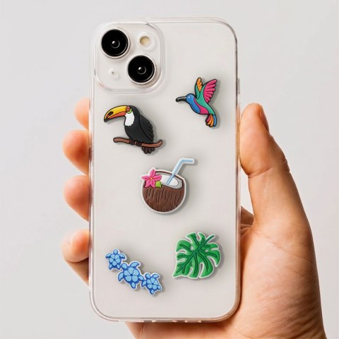 Sticker 3D Tropical birds zestaw 5 szt