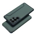 Etui z klapką na Samsung A27 Razor Book ciemnozielone