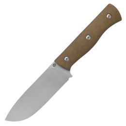 Nóż Maserin Woodsman Brown Paper Stone, Stonewashed Nitro X7 by Igor Bortolussi (917/PM)