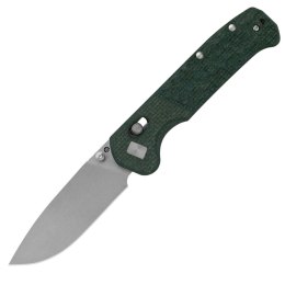Nóż składany Maserin Frontier Green Micarta, Stonewashed Nitro X7 (634/MCV)