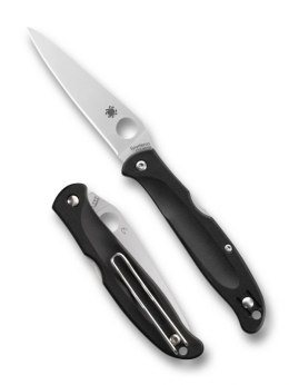 Nóż składany Spyderco Charisma Black FRN, Satin BD1N by Eric Glesser (C259PBK)