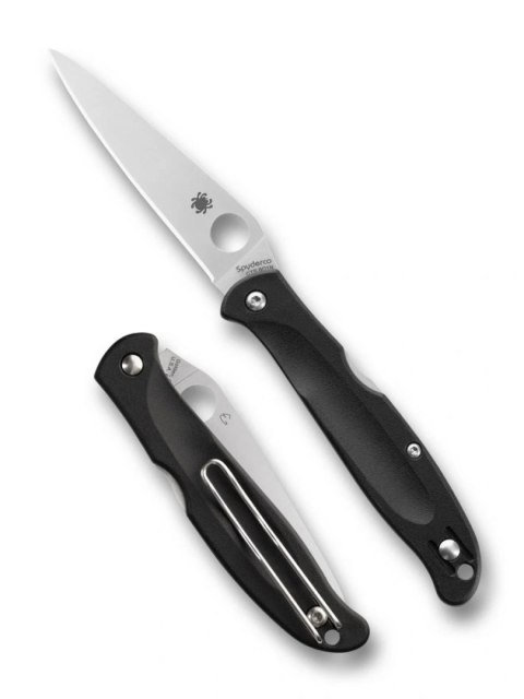 Nóż składany Spyderco Charisma Black FRN, Satin CTS BD1N by Eric Glesser (C259PBK)