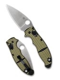 Nóż składany Spyderco Manix 2 Salt Yellow-Black G10, Satin MagnaCut by Eric Glesser (C101GBKYLMCP2)