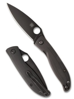 Nóż składany Spyderco Mantra 4 Black G10, Black 8Cr13MoV by Eric Glesser (C274GBBKP)