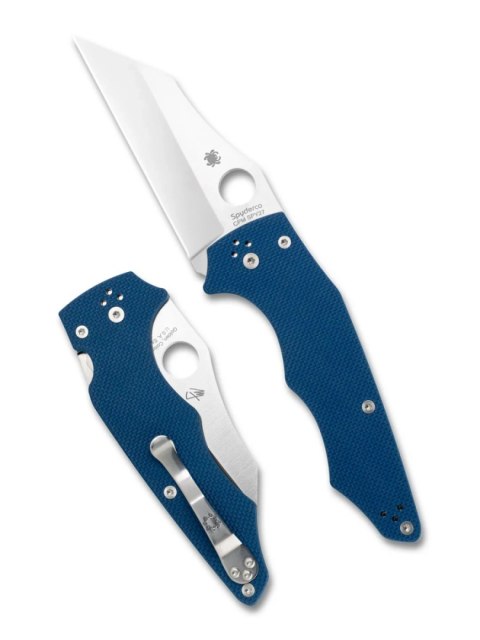 Nóż składany Spyderco YoJumbo Cobalt Blue G10, Satin SPY27 by Michael Janich (C253GPCBL)