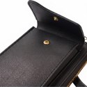 Torebka / saszetka na telefon z funkcją portfela, (18*11*5cm), BLACK / CZARNY