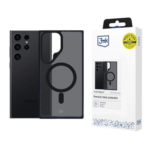 Etui 3mk Smoke MagCase z MagSafe na Samsung Galaxy S24 Ultra - półprzezroczyste