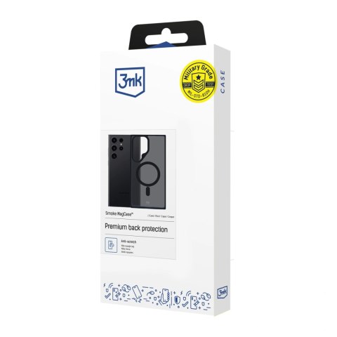 Etui 3mk Smoke MagCase z MagSafe na Samsung Galaxy S24 Ultra - półprzezroczyste