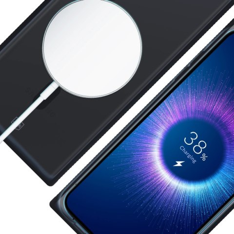 Etui 3mk Smoke MagCase z MagSafe na Samsung Galaxy S24 Ultra - półprzezroczyste