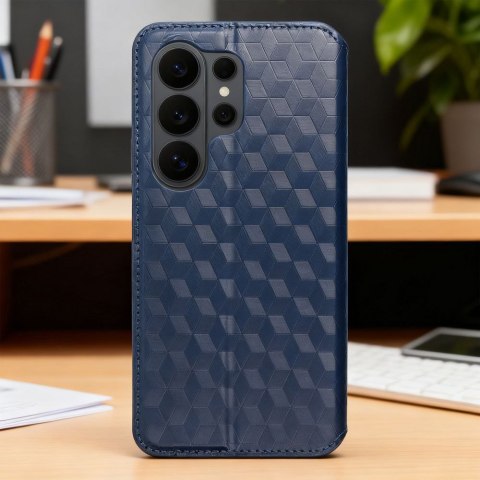 Etui z klapką na Oppo Reno 15 Pro 5G Cubic Book niebieskie