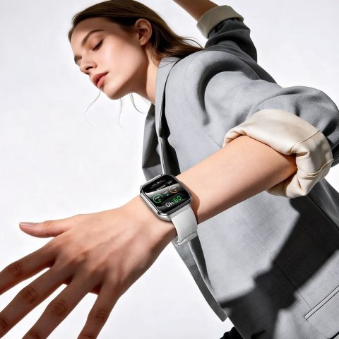 Smartwatch 1,83" IP68 z funkcją rozmowy Hoco Y44 srebrny