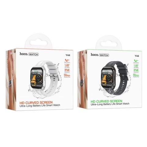 Smartwatch 1,83" IP68 z funkcją rozmowy Hoco Y44 srebrny