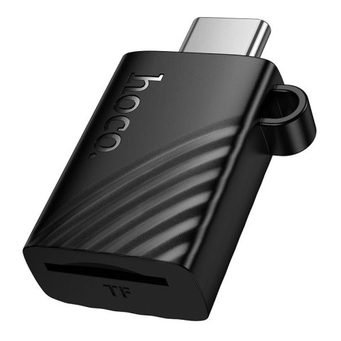 Czytnik kart TF 2.0 USB-C Hoco HB53 czarny