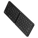 Klawiatura bezprzewodowa składana QWERTY Hoco GM71 czarna