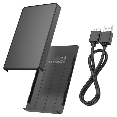 Obudowa do dysków HDD i SSD 2,5" SATA USB 3.0 do Micro Hoco HB46 czarna