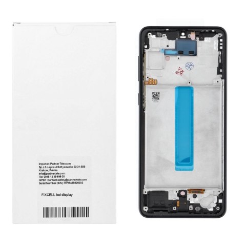 REWA wyświetlacz LCD do SAMSUNG A33 5G OLED czarny z ramka