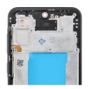 REWA wyświetlacz LCD do SAMSUNG A36 OLED czarny z ramka