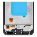 REWA wyświetlacz LCD do SAMSUNG A36 OLED czarny z ramka