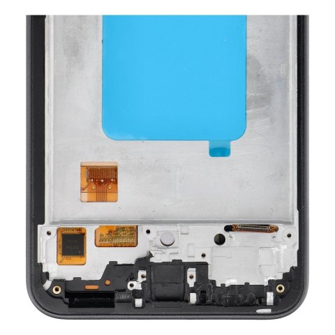 REWA wyświetlacz LCD do SAMSUNG A36 OLED czarny z ramka