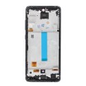 REWA wyświetlacz LCD do SAMSUNG A52 4G/5G OLED czarny z ramka
