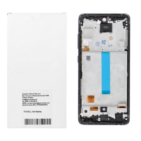 REWA wyświetlacz LCD do SAMSUNG A52 4G/5G OLED czarny z ramka