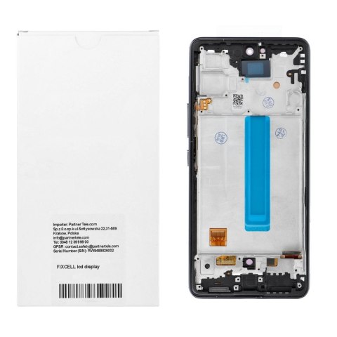 REWA wyświetlacz LCD do SAMSUNG A53 5G OLED czarny z ramka