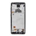 REWA wyświetlacz LCD do SAMSUNG A72 4G OLED czarny z ramka