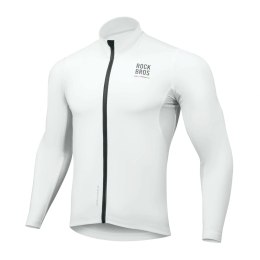 Bluza rowerowa Rockbros TLWT001 ROAD TO SKY wiatroszczelna ocieplana L - biała