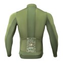 Bluza rowerowa Rockbrs TLWT001 ROAD TO SKY wiatroszczelna, ocieplana, S - zielona