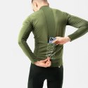 Bluza rowerowa Rockbrs TLWT001 ROAD TO SKY wiatroszczelna, ocieplana, S - zielona