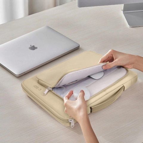 Torba Tech-Protect Basic Bag na laptopa 13-14" - beżowa