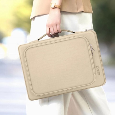 Torba Tech-Protect Basic Bag na laptopa 13-14" - beżowa