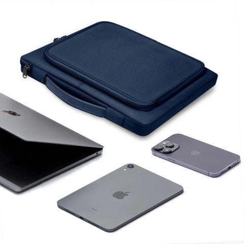Torba Tech-Protect Basic Bag na laptopa 13-14" - niebieska