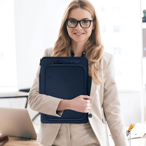 Torba Tech-Protect Basic Bag na laptopa 13-14" - niebieska