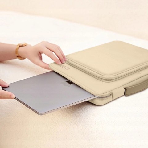 Torba Tech-Protect Basic Bag na laptopa 15-16" - beżowa